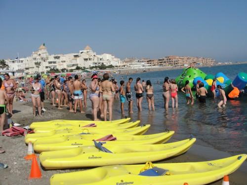 Fin de semana deportivo en Almerimar con Circuito de Voley Playa, Día de la Bicicleta y Regata Virgen del Carmen