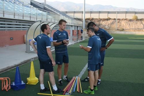 Samu Corral se incorpora a las sesiones de entrenamientos del CD El Ejido 2012