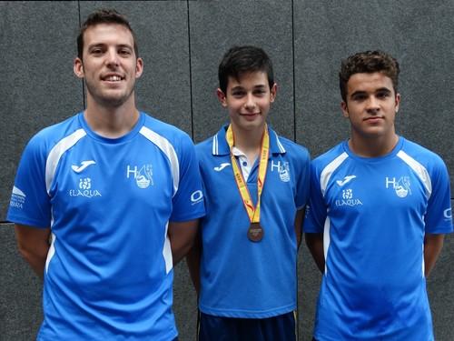 Miguel Guerrero, del H2O El Ejido, medalla de oro en el Campeonato de España de Natación Alevín