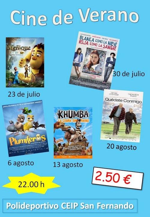 El Ayuntamiento de Adra recupera el ‘Cine de Verano’ a precio reducido