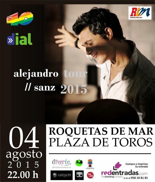 Alejandro Sanz hace parada en Roquetas para presentar ‘Sirope’