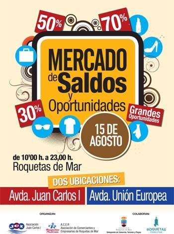 Más de 70 comercios del municipio participan en agosto en el ‘Mercado de saldos y oportunidades’
