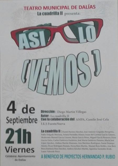 La Hermandad del Padre Rubio de Dalías programa una obra de teatro