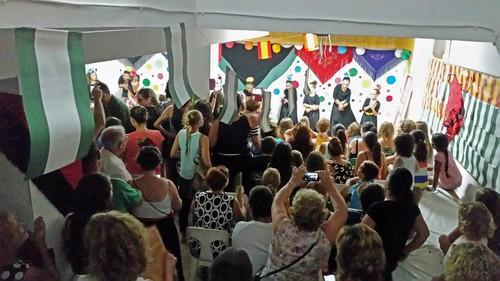 El PSOE de Adra se prepara para la feria con la renovación de su caseta y el fin de curso de su Escuela de Baile