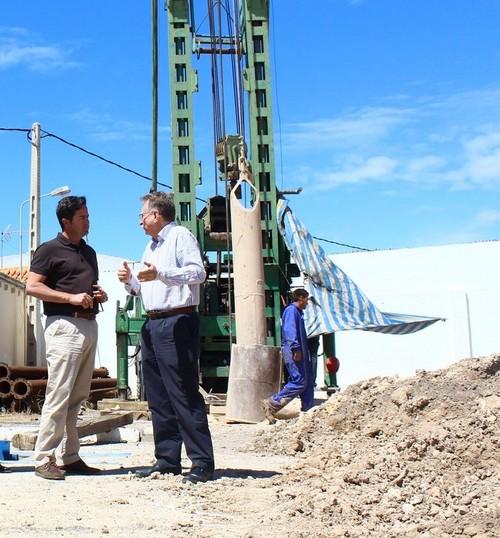 El nuevo pozo de agua de Pampanico garantizará el suministro del servicio a un 25% de la población del municipio los próximos años