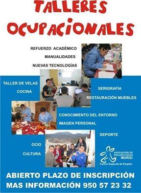 La Asociación de Personas con Discapacidad Murgi abre el plazo de inscripción de sus talleres ocupacionales