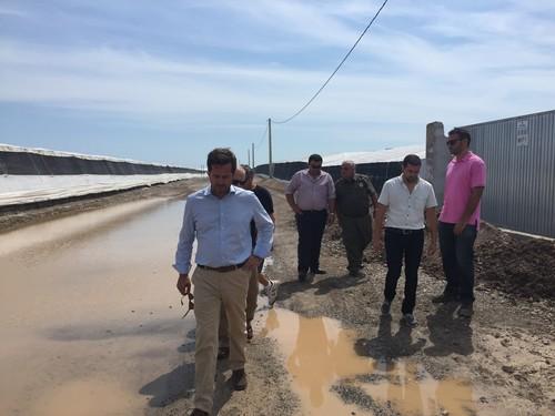Franciso Góngora visita zonas rurales afectadas por la lluvia junto a los diputados nacionales