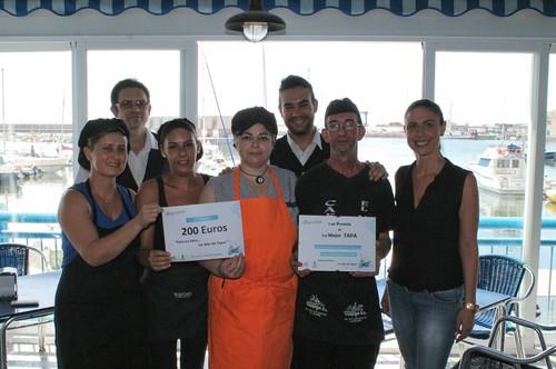 Entregados los premios a mejor tapa de Feria 2015 en Adra