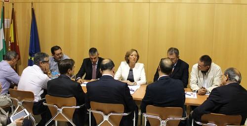 La consejera de Agricultura preside el acto de la firma del acuerdo de integración de Coexphal y Ecohal