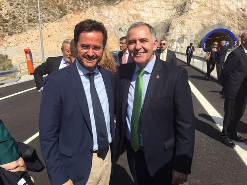 Góngora: “Estamos ante un día histórico, ya que la culminación de esta autovía nos va a permitir aprovechar todo el potencial del Corredor Mediterráneo”