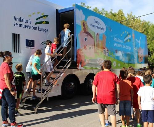  La ruta escolar de Vícar 'Andalucía se mueve con Europa' visita el próximo lunes el Parque infantil Los Caballos