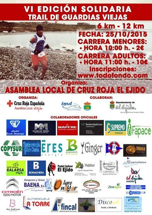  Cruz Roja y el Ayuntamiento de El Ejido organizan la VI edición del 'Trail Solidario de Guardias Viejas' para el próximo 25 de octubre
