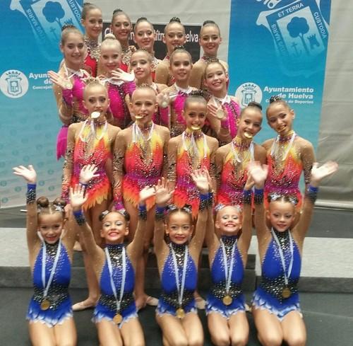 Tres medallas de oro, dos platas y un bronce para las gimnastas ejidenses este fin de semana