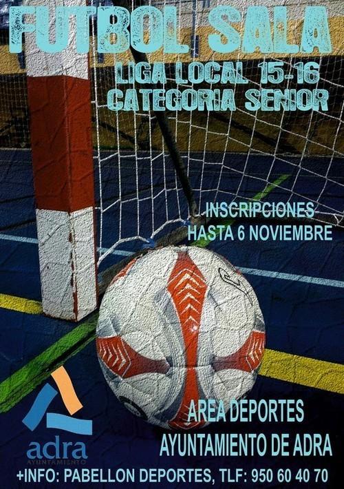 Abierto el plazo de inscripción para la liga local de Fútbol Sala 2015-16 de Adra