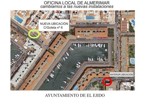 El traslado de la Oficina Municipal de Almerimar a la calle La Goleta supondrá un salto cualitativo en el servicio que presta, según el Ayuntamiento