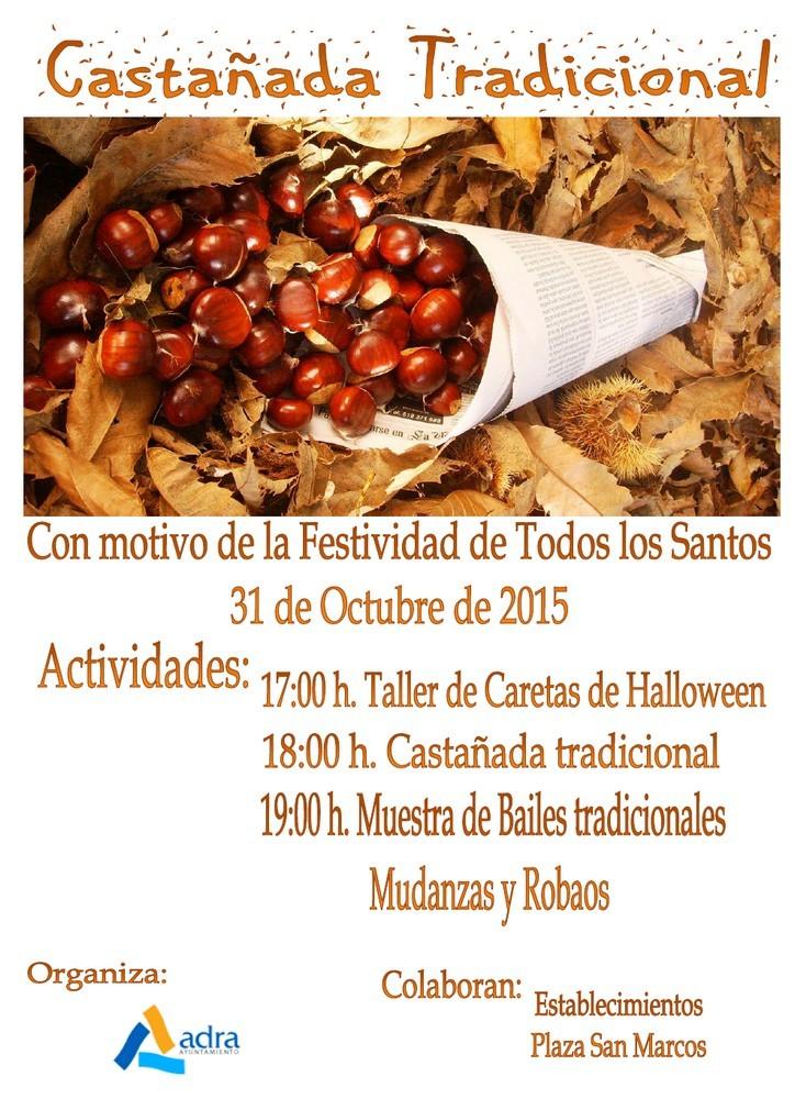 El Ayuntamiento de Adra organiza una ‘Castañada Tradicional’ en la Plaza de San Marcos