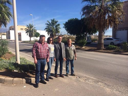 El PSOE de Matagorda va a solicitar a la Diputación mejoras en la carretera que une la autovía con Guardias Viejas