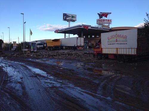 La fuerte lluvia deja más de 80 incidencias en el Poniente almeriense