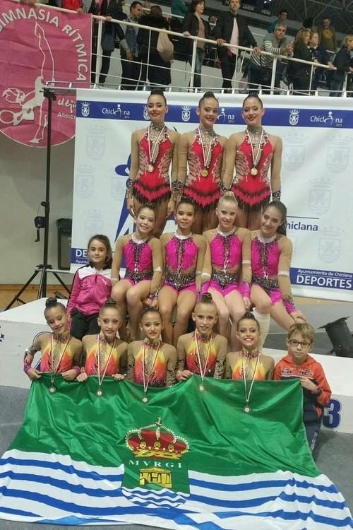 Las gimnastas ejidenses siguen en lo más alto logrando 4 pódiums este fin de semana