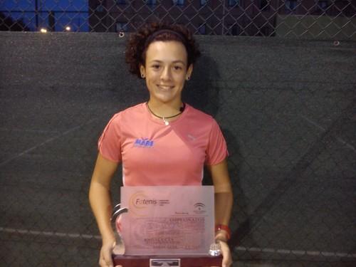 Silvia Vargas, campeona de Andalucía Sub-13