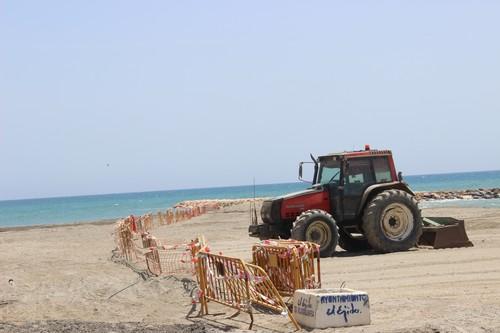 El Gobierno destina 150.000 euros a reparar los daños por el temporal en las playas de El Ejido y Adra