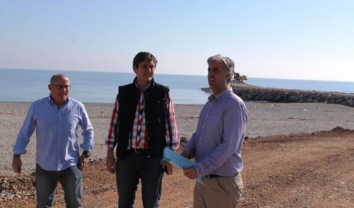 Manuel Cortés agradece la “celeridad” del Gobierno de España para reparar costa abderitana tras los temporales