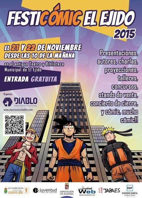 El Teatro Municipal de El Ejido se convertirá durante dos días en sede provincial del cómic con multitud de actividades