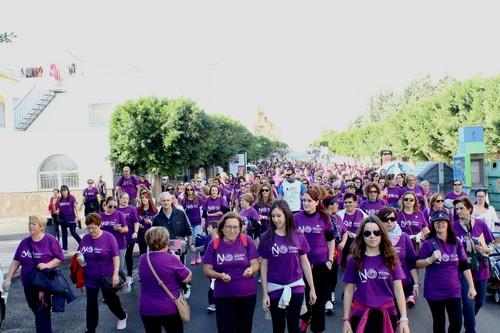 Más de 600 ejidenses participaron en la III Ruta Urbana contra la violencia de género