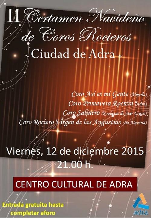Adra celebra el II Certamen Navideño de Coros Rocieros