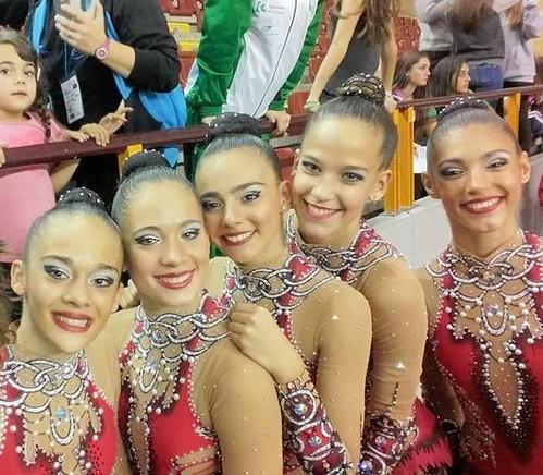 Las gimnastas ejidenses parten hacia Valladolid para disputar el Campeonato de España Conjuntos Absoluto