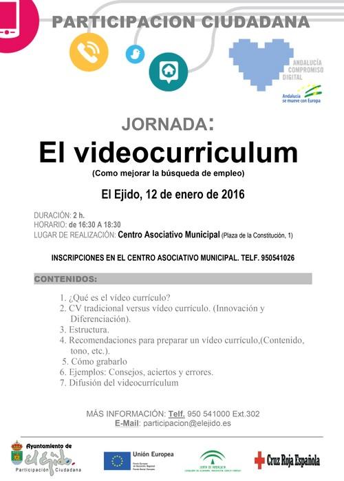 Una jornada formativa sobre 'El videocurriculum' en el Centro Asociativo Municipal ayudará a mejorar la búsqueda de empleo