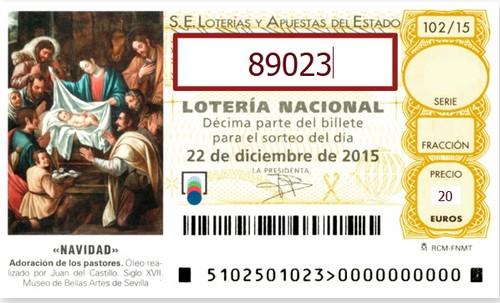 El último quinto, 89.023, vendido en Aguadulce