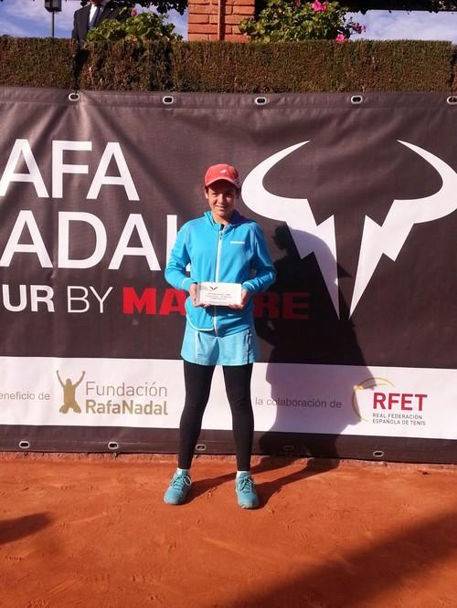 La ejidense Silvia Vargas, campeona del Rafa Nadal Tour Barcelona