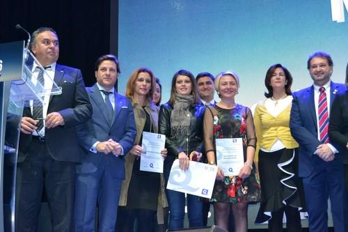 El Ayuntamiento de Roquetas de Mar recoge en Madrid seis certificaciones Q de Calidad Turística