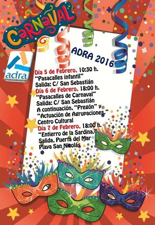 El programa del Carnaval 2016 incluye un certamen escolar de  charangas propuesto por el Grupo Municipal Plataforma