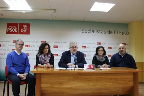 El PSOE de El Ejido propone una “mejor distribución” de las partidas del Presupuesto municipal de 2016
