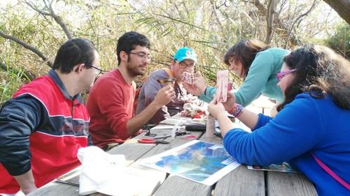 Los usuarios del Centro Ocupacional conocen la riqueza natural de Las Albuferas