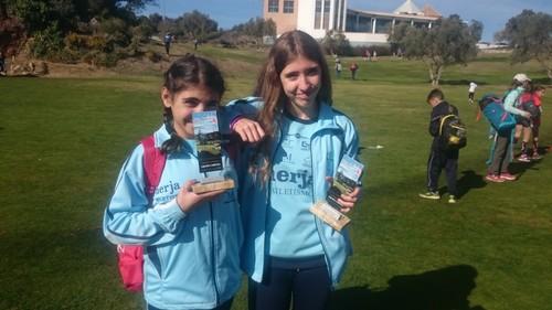 Raquel y Alba Moreno, primera y segunda en el Cross de Antequera