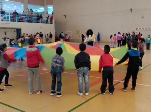 Más de 150 niños participan en las jornadas de deporte en familia en Las Norias de Daza