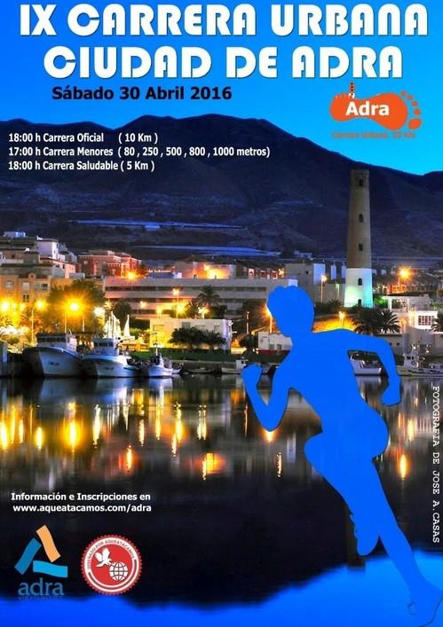 El Ayuntamiento organiza la IX Carrera Urbana ‘Ciudad de Adra’