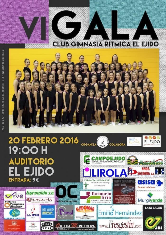 El Auditorio se llenará de color y espectáculo este sábado con la VI Gala de Gimnasia Rítmica de El Ejido