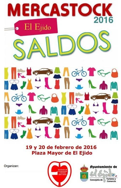 Veinticinco comercios de El Ejido sacarán a la calle miles de artículos a precios de saldo en el primer Mercastock de 2016