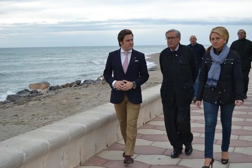 Ayuntamiento y Subdelegación buscan soluciones para los daños producidos en las playas por el temporal