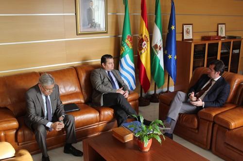 Alcalde y delegado de Gobierno de España mantienen una reunión de trabajo en materia de seguridad en El Ejido