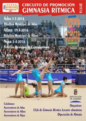 Adra acoge a casi 500 gimnastas de la provincia  en el inicio del Circuito de Promoción de Gimnasia Rítmica