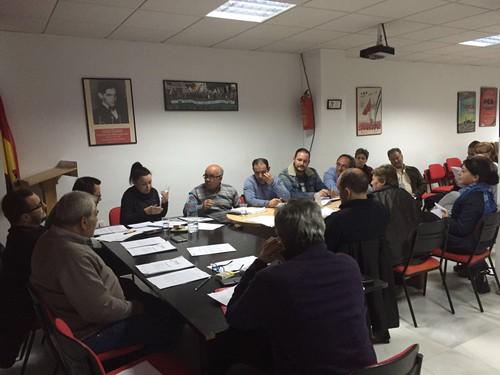 La agrupación ejidense del PCE aprueba una resolución en apoyo al manipulado y la próxima huelga del sector