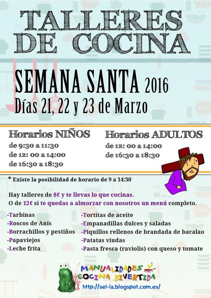 El Ayuntamiento organiza talleres de cocina de Semana Santa para niños y adultos