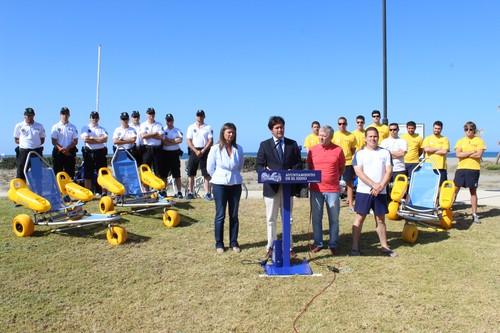 El Consistorio abre el plazo de inscripción del curso formación sobre atención en playas a colectivos con movilidad reducida