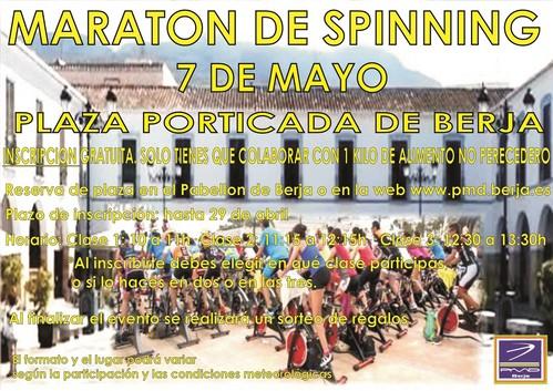 Berja organiza un maratón de spinning en la Plaza Porticada