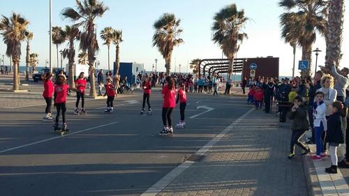 Cientos de niños y niñas participan en la actividad ‘Deporte en la Calle’